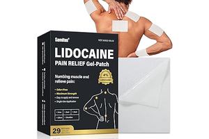 4% Lidocaine Patches, Long Lasting Plaster Patch for Knee, Shoulder, Muscle, Joints with Natural Ingredients, Extended Patch with Lidocaine (Large, Count, 29)
