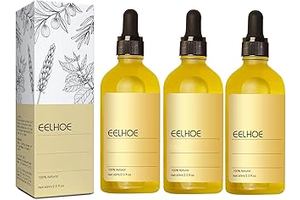 180 ML EELHOE Hair Growth Oil, Natural Rosemary Hair Growth Oil for Dry Damaged Hair and Growth Thin Hair. (3Pcs)