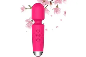 Portable Cordless Massager -Relaxes Muscles Multiple Speeds and Modes - for Body and Back Foot (Rose Red)