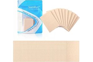 Moleskin Padding Blister Tape for Feet - 50 Sheets Moleskin Pads for Blister, Blister Prevention for Feet, Heels and Toes, Calluses, Reduce Friction Pain - Light Brown