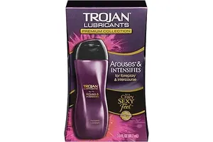 TROJAN Lubricants Arouses and Intensifies, Personal Lubricant, Silicone Personal Lube, 3 fl oz