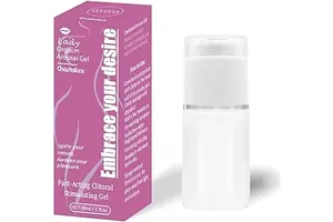 Female Orgasm Arousal Gel, Fast Acting Female Pleasure Gel，Suitable for Women and Couples （1.0 fl oz）(White)