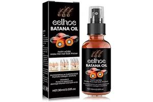 Batana Oil for Hair Growth, 2.02 fl oz, Hair Thickening Treatment with Vitamin E