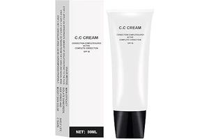 Skin Tone Adjusting CC Cream SPF 50, 2022 New Cosmetics CC Cream, Colour Correcting Self Adjusting for Mature Skin (Natural Color)