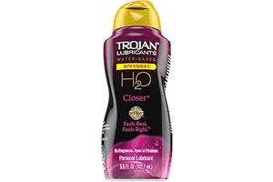 TROJAN Lubricants H2O Closer Water-Based Lubricant, Personal Lube, 5.5 fl oz
