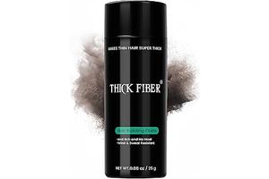 Hair Fibers for Thinning Hair & Bald spots (DARK BROWN) - 25g Bottle - Conceals Hair Loss in Seconds - Hair Powder for Women & Men