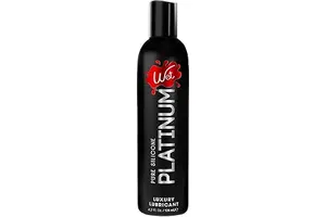 Wet Platinum Silicone-Based Personal Lubricant | Ultra Smooth, Super Slick, Hypoallergenic, Long-Lasting Performance, Waterproof Formula| Lube for Men, Women & Couples, 4.2 fl oz