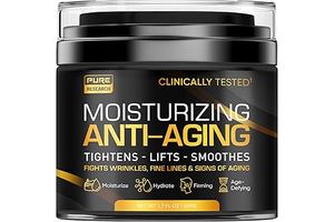 Men's Face Cream Moisturizer - Anti-Aging Cream For Men, Collagen, Retinol & Hyaluronic Acid - Day & Night - Facial Skin Care- Anti Wrinkle 1.7 oz