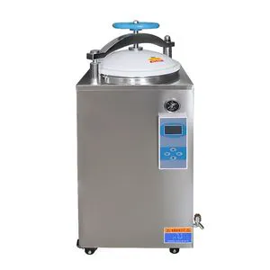 35L-100L Vertical Pressure Steam Autoclave Sterilizer Automation 105℃-134℃ LED