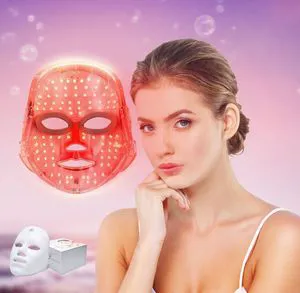 Super Skin Care Facial Beauty Mask with 7 Color Light Photon Therapy