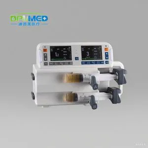 Dpmmed Medical Equipment OEM Double Channel Laboratory Portable Micro Dual Syringe Pump OEM Medical Feeding Injection Pole Clamp Portable