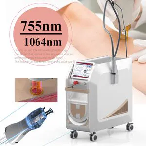 New Design Cryogen Cooling System Dermatology Laser 755nm 1064nm Alexandrite Laser Hair Removal