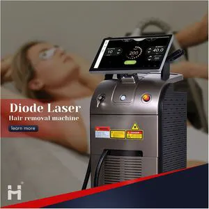 1200W Four-Wave Diode Laser Hair Removal Device Ai Skin Scanner Adjustable Tips Face Body Therapy 808nm 755nm Wavelengths Ice