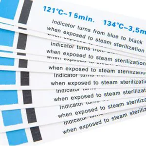 China RF Steam Indicator Strip Card for Autoclave Sterilization Class 4