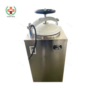 Laboratory Sterilizer Hand Wheel Vertical Autoclave