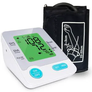Sphygmomanometer Portable Digital Upper Arm Blood Pressure Pulse Monitor