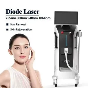 New Customer Discount Diode Laser Hair Removal Machine 755 808 1064 1200W