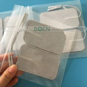 5X9cm Tens Pads Adhesive Electrodes Wired Tens Electrode Pad for Physiotherapy