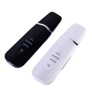 Cosmetics Skin Scrubber Deep Cleansing Ultrasonic Facial Scrubber Spatula Face Cleaner with 4 Modes for Blackhead Removal Pores Cleanse