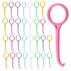 Dental Orthodontic Aligner Remover Removal Tool Plastic Hook Braces Extractor