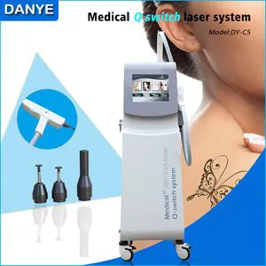 Medical 1000W 1064nm 532nm 1320nm Q Switch ND YAG Laser Tattoo Removal and Skin Rejuvenation Machine
