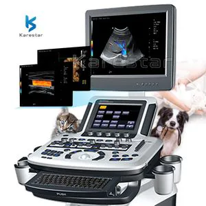 High End Pet Hospital Use Animal/Vet Diagnostic Ultrasound Devices Color Doppler Trolley Ultrasound Machine