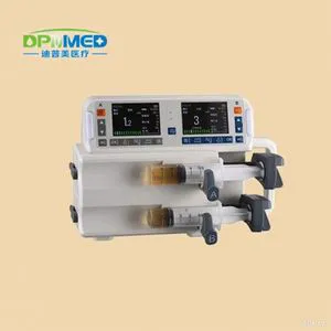 Dock Station Syringe Pump 100ml Constant Rate Dog Dual 2 Channel OEM Infusion Pump with 2 Way OEM Medical Feeding Injection Pole Clamp Portable
