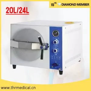 Table Top Autoclave 20L 24L Desktop Steam Sterilizer Equipment (THR-DY-250A-III)