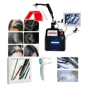 2025 Hot Sale Hair Loss Regrowth Treatment Machine LED Therapy 650nm Massage Hair Comb Hair Growth Device