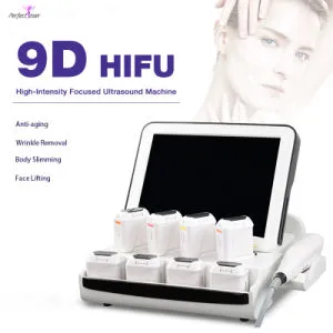High Intensity Focused Ultrasound 9d Hifu Slim Skin Tightening Machine