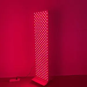 3000W Factory Price Full Irradiated Area Motorize Red Light Panel with Vertical Mobile Stand for Sauna Factory Supply