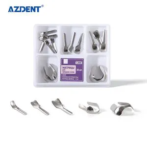 30PCS/Box Dental Proximal Anterior Strips Large Small Twin Anterior Matrices Matrix Systems