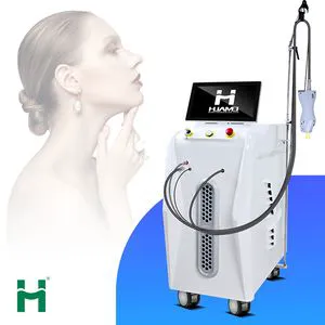Huamei Pulse Laser 755nm 1064nm Long Pulse Laser Alexandrite ND YAG Long Pulsed Alexandrite Laser Hair Removal Machine