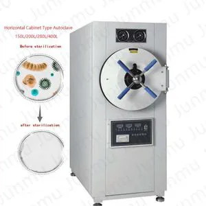 150L/200L/280L Pressure Steam Sterilizer Autoclave Machine Horizontal Cylindrical Sterilization Equipment
