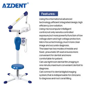 Dental 3D Scanner Intraoral Digital Touch X Ray Machine with Mobile Stand