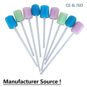 CE 250PCS Clean Teeth Oral Sticker Dental Oral Swab