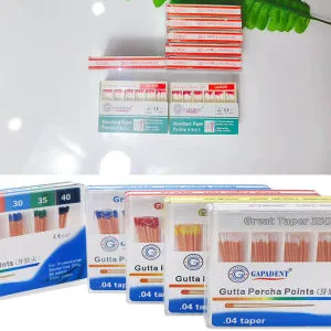 Gapdent Dental Absorbent Paper Points Gutta Percha Point Dental Filling Material