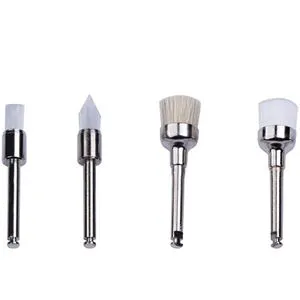 100PCS Dental Polishing Brush Latch Style Tapered Prophylaxis White.