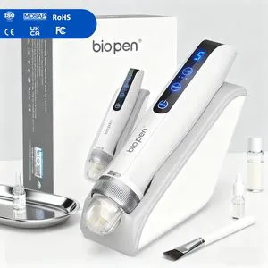 Multifunctional EMS Microneedling Skincare Solution LED Blue Red Light Therapy Microcurrent Beauty Device Bio Pen Q2 Produto De Beleza