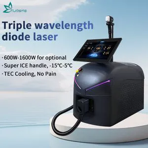 1000W 1200W 1600W 3 Triple Waves ND YAG&Diode Laser Hair Removal Machine