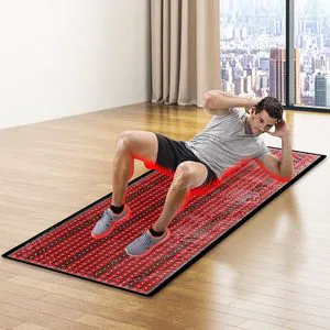 1260 LEDs New Arrival Red Light Quad Chip Near Infrared Light Therapy Bed LED Infrared Red Light Therapy Mat for Full Body