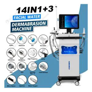2025 New 14 in 1 Skin Analyzis Aqua Diamond Peel Facial Microdermabrasion Beauty Salon Equipment