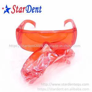 Safety Protecting Goggles Red Glasses