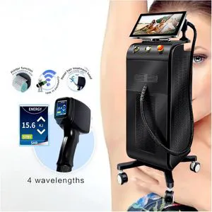 2024 Latest Professional Triple Wavelengths Diode Laser Hair Removal Machine Beauty Salon Stationary Discount