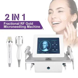 Fractional Machine Monopolar RF Face Lift Beauty Gold RF Microneedling Machine Morpheus RF Skin Rejuvenation for Wrinkle Removal