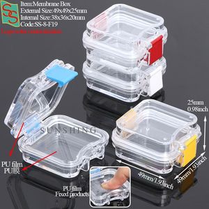 Dental Tooth Box with Film Plastic Denture Storage Case Membrane Tooth Box
