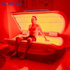 Commercial Grade LED Red Light Therapy Bed 633nm 660nm Infrared for Full Body Wellness and Recovery