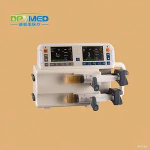 Automatic Syringe Pump with Double Channel with CE Approved Vet Medical Machine Equipment Infusion Pump OEM Medical Feeding Injection