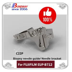 for Use with Fujifilm Ultrasound Transducer Eup-B712 C22p Biopsy Needle Bracket Needle Guide, Reusable Biopsy Adapter Doppler Ultrasonic Probe
