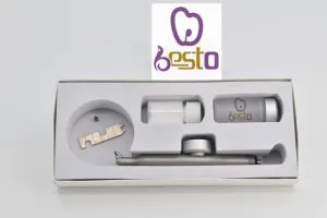 Dental Sandblaster with Water Cooling System Air Flow Polisher with Water Spray Aluminum Oxide Device 4 Holes